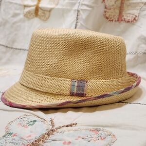 Tan Fedora/Trilby Style Hat